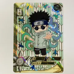 Shino NR-TGR-042 Naruto Kayou Trading Card Gold Transparent Tc3 - Image 1