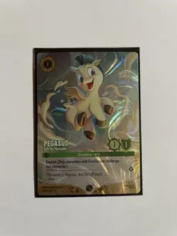 Disney Lorcana Challenge Bologna Pegasus Foil Promo Card 1/C2 EN 9 Foil - Image 1