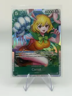 OP08-023 Carrot Two Legends One Piece Card Super Rare Foil CCG PRB02 English - Image 1