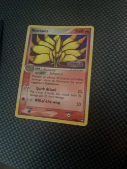 Pokemon TCG Ninetales EX Power Keepers Stamped Reverse Holo Card 19/108 LP - Image 1