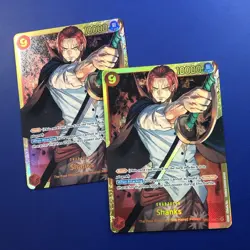 One Piece OP01-120 (Shanks) x2 English Secret Alt Art Rare CCG CARD EN SEC - Image 1