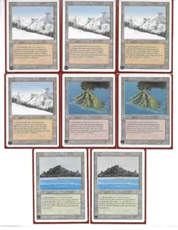 Mtg land destruction 51 card deck includes 16 dual lands most cards near mint! - Image 1