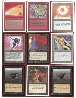 Mtg land destruction 51 card deck includes 16 dual lands most cards near mint! - Image 3
