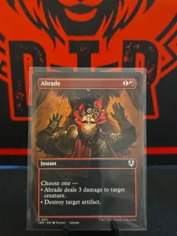 MTG Abrade (Borderless) (311) | NM | Innistrad Remastered INR Unplayed - Image 1