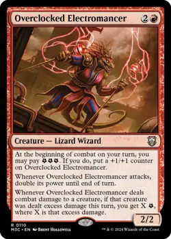 Overclocked Electromancer 110 MTG Commander M3C Rare NP - Image 1