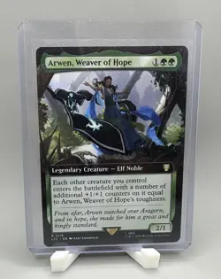 MTG Arwen, Weaver of Hope Commander: the Lord of the Rings NM Extended Art - Image 1
