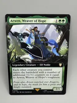 MTG Arwen, Weaver of Hope Commander: the Lord of the Rings NM Extended Art - Image 2