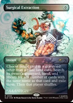 MTG MARVEL Spider-Man Secret Lair Venom Unleashed (COLORS) Foil Presale - Image 3