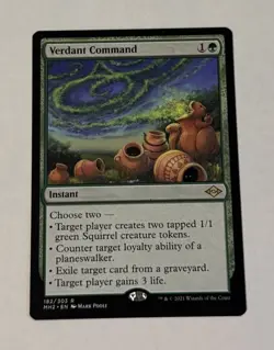 MTG Verdant Command - Modern Horizons 2 NM - Image 1