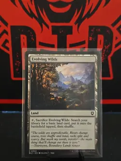 Evolving Wilds NM MTG Bloomburrow BLB BLC Magic - Image 1