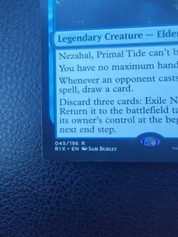 Nezahal, Primal Tide | NM | Promo | Rivals of Ixalan RIX #45 | MTG - Image 5