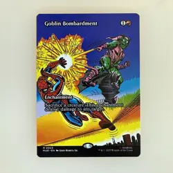 MTG: Goblin Bombardment (Borderless) Marvel Universe Eternal-Legal Regular NM - Image 1