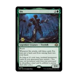 WOTC MtG Prerelease Promos Six (R) (Foil) NM - Image 1