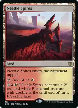 Needle Spires #137 Zendikar Rising Comm MTG MAGIC LAND R O253 - Image 1