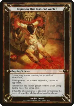 Imprison This Insolent Wretch - Oversized Promo DCI LP MTG - Image 1