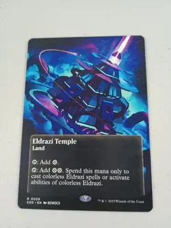 MTG Eldrazi Temple (0059) (Borderless) Edge of Eternities: Stellar Sights NM - Image 1