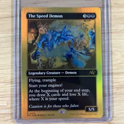 MTG Aetherdrift The Speed Demon 0453 FIRST-PLACE FOIL Mint/Near Mint - Image 1