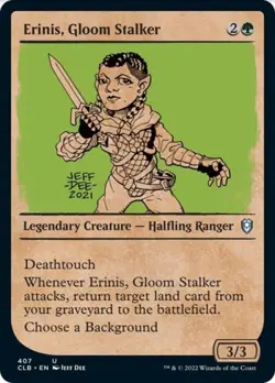 Erinis, Gloom Stalker (Showcase) - Near Mint MTG - Image 1