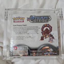 SEALED POKEMON XY STEAM SIEGE BOOSTER BOX OF 36 PACKS ACRYLIC CASE INCLUDED - Image 3