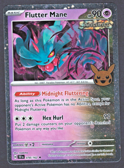 Flutter Mane 78/162 | Halloween Trick Or Trade | Cosmos Holo Swirl| Pokemon (NM) - Image 1