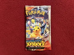 Pokemon Miscut Error Scarlet & Violet Surging Sparks Booster Pack Sealed NEW - Image 1