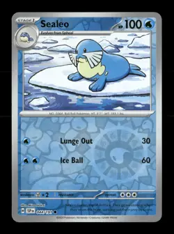 Sealeo Reverse Holo Common SV08: Surging Sparks 044/191 NM Pokemon NM - Image 1