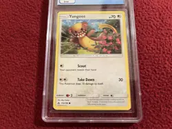 Pokemon Miscut Misprint Error Misaligned Print Layer Yungoos Ultra Prism CGC 8.5 - Image 2