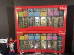 (2)Pokemon TCG Scarlet & Violet Prismatic Evolutions 8 Mini-Tin Bundle w/ Promo - Image 1