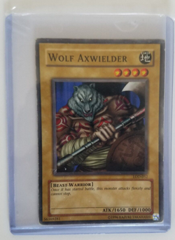 Yugioh Card - Wolf Axwielder - LOD-052 - Image 1