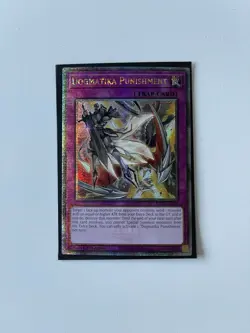 Yugioh Dogmatika Punishment (Quarter Century Secret Rare) RA01-EN076 1st Ed NM - Image 1