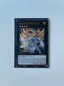 Yugioh Exosister Mikailis Ultra Rare GRCR-EN017 1st Edition NM - Image 1