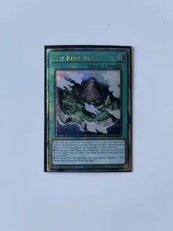 Yugioh Fire King Island Quarter Century Secret Rare RA03-EN059 1st Edition Mint - Image 1