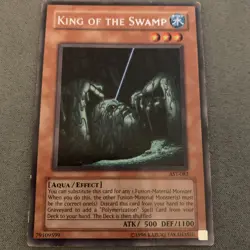 YUGIOH! King of The Swamp Rare AST-082 MP - Image 1