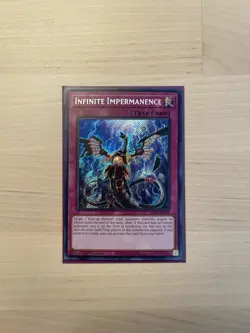 Yugioh Infinite Impermanence Secret Rare RA01-EN075 1st Edition NM - Image 1