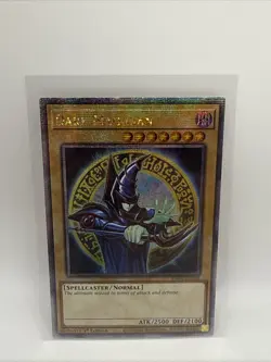 *** DARK MAGICIAN *** QUARTER CENTURY SECRET RARE (BACH ART) RA04-EN106 YUGIOH - Image 1