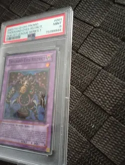 YUGIOH Thousand-Eyes Restrict Dualist League Promo Series 1 PSA 9 Mint Vintage - Image 4