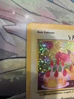 Birthday Pikachu Textured Holo 24 Celebrations Classic Collection Pokemon Card - Image 2