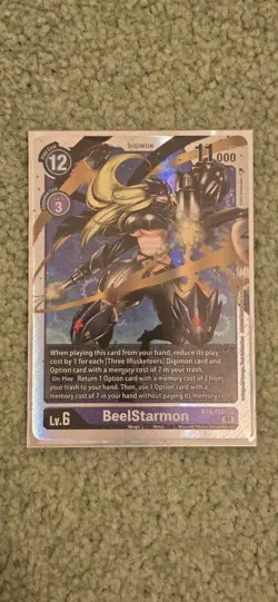 Digimon BeelStarmon Secret Rare Mint Digimon Card BT6-112 - Image 3