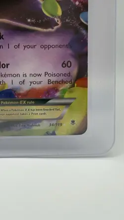 Pokemon TCG XY Phantom Forces Gengar EX Full Art Holo Rare Card 34/119 - Image 4