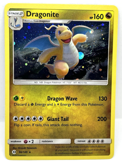 Dragonite - 96/149 Pokemon TCG Sun & Moon 2017 Cosmos Holo Rare Pokemon Card - Image 1