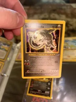 Pokemon TCG Neo Destiny Shining Steelix Holo Card 112/105 - Image 1