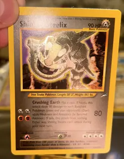 Pokemon TCG Neo Destiny Shining Steelix Holo Card 112/105 - Image 2