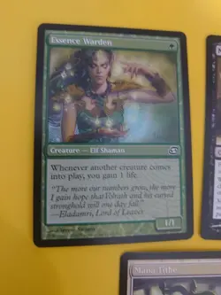 Planar Chaos x3 Essence Warden (elf shaman) Muck Drubb & Mana Tithe. MTG 3 Card - Image 4