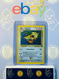 Pidgeot 8/64 MP Played Jungle Set 1999 Pokemon Card Holo Rare Holofoil - Image 1