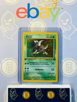 Pinsir 9/64 HP Played Jungle Set 1999 Pokemon Card Holo Rare Holofoil - Image 1