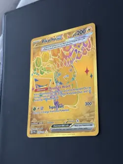 Pokemon TCG Prismatic Evolutions Pikachu ex Holo Rare Gold Card 179/131 NM - Image 2
