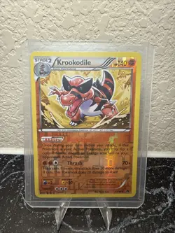 Pokemon TCG Emerging Powers Krookodile Reverse Holo Card 62/98 - Image 1