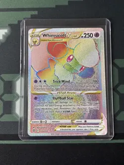 Pokemon - Whimsicott VSTAR - 175/172 - SWSH Brilliant Stars Secret Rare Card TCG - Image 1