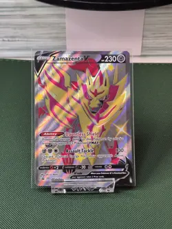 Pokemon Card TCG Zamazenta V SWSH293 Black Star Promo Holo English Near Mint NM - Image 1