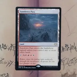 Sundown Pass 266/284 VOW Regular Rare NM MTG Card English - Image 1